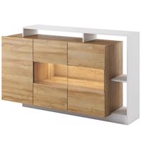 Komoda Alva grande oak/biely mat