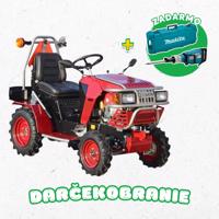 KOMPAKTNÝ UNIVERZÁLNY TRAKTOR DAKR PANTER FD52V S NOSIČMI A ZÁVAŽIAMI + Makita HM1501