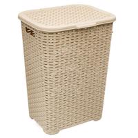 Kôš na bielizeň Katex 60l rattan /béž/