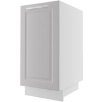 Kuchynská skrinka Emporium D1D/40 light grey stone/biela