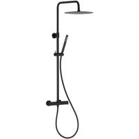 Moza Black Premium sprchovy system s funkcia dažďovej sprchy s termostatickým miešačom