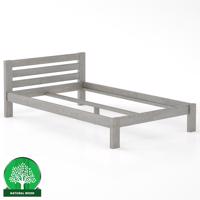 Posteľ borovica LK125–100x200 grey