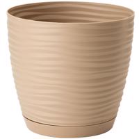 Sahara Petit okrúhly s podstavcom 17 cm caffe latte