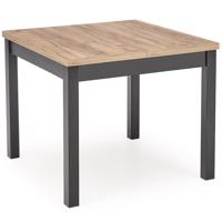 Stôl Tiago 90x90 doska/mdf – dub craft/čierna