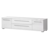 TV stolík Piano TV180-2K2FV/PN-70/KA/70 lakované crystal white