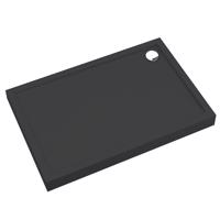 Vanička obdĺžniková Black Mat 80x100x12 Espera Plus AQM4636CMG